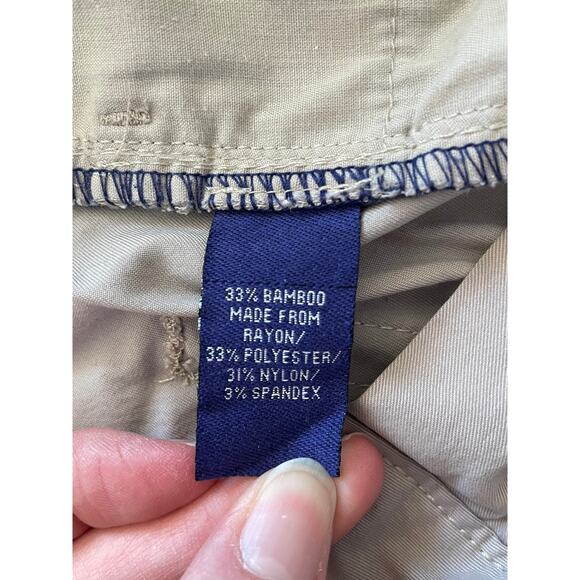 Johnnie-O Prep-formance Mens Golf Pants Size 33x34 Beige Straight Chino Solid - Picture 6 of 12